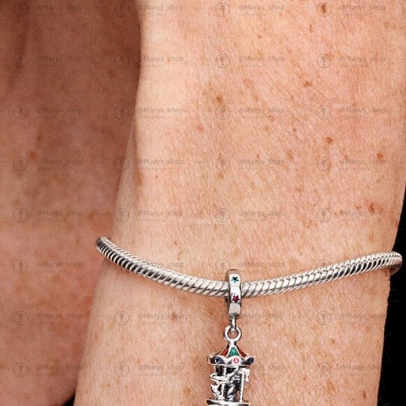 Pandora Spinning Carousel Dangle Charm - Picture 2 of 2